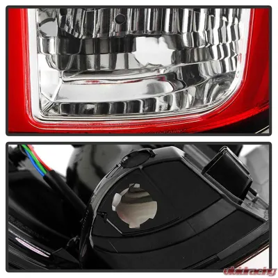 Spyder Auto Red Clear LED Taillights for 2013-2014 Dodge Ram 2500 | 3500 - ALT-YD-DRAM13-LED-RC