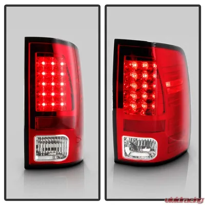 Spyder Auto Red Clear LED Taillights for 2013-2014 Dodge Ram 2500 | 3500 - ALT-YD-DRAM13-LED-RC