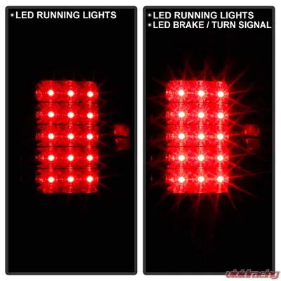 Spyder Auto Red Clear LED Taillights for 2013-2014 Dodge Ram 2500 | 3500 - ALT-YD-DRAM13-LED-RC