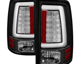 Spyder Auto LED Tail Lights Black for Ram 1500 2500 3500 2013-2014, ALT-YD-DRAM13V2