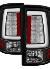 Spyder Auto LED Tail Lights Black for Ram 1500 2500 3500 2013-2014, ALT-YD-DRAM13V2                                     - ALT-YD-DRAM13V2-LED-BK - Image 9