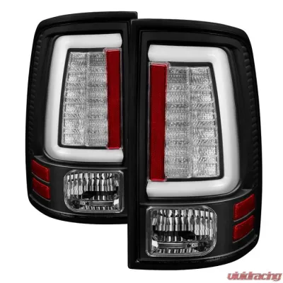 Spyder Auto LED Tail Lights Black for Ram 1500 2500 3500 2013-2014, ALT-YD-DRAM13V2 - ALT-YD-DRAM13V2-LED-BK