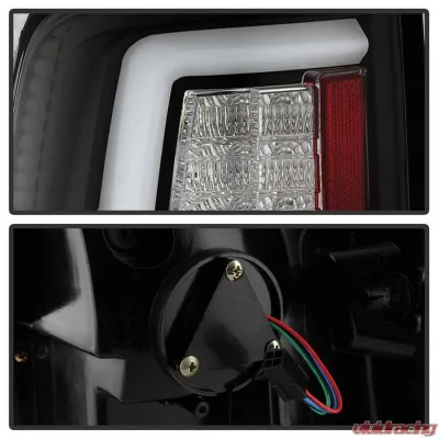 Spyder Auto LED Tail Lights Black for Ram 1500 2500 3500 2013-2014, ALT-YD-DRAM13V2 - ALT-YD-DRAM13V2-LED-BK