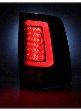 Spyder Auto LED Tail Lights Black for Ram 1500 2500 3500 2013-2014, ALT-YD-DRAM13V2                                     - ALT-YD-DRAM13V2-LED-BK - Image 6