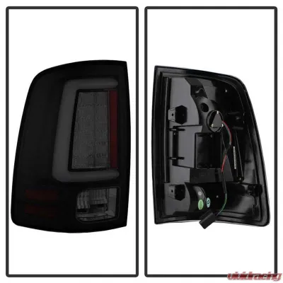 Spyder Auto LED Tail Lights Black Smoke for Ram 1500 2500 3500 2013-2014 - ALT-YD-DRAM13V2-LED-BSM