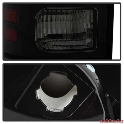Spyder Auto LED Tail Lights Black Smoke for Ram 1500 2500 3500 2013-2014 - ALT-YD-DRAM13V2-LED-BSM