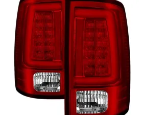 Spyder Auto LED Tail Lights Red Clear for Ram 1500 | 2500 | 3500 2013-2014