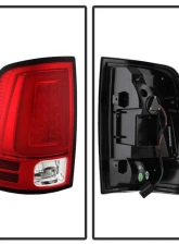 Spyder Auto LED Tail Lights Red Clear for Ram 1500 | 2500 | 3500 2013-2014                                     - ALT-YD-DRAM13V2-LED-RC - Image 2