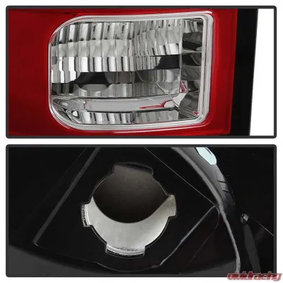Spyder Auto LED Tail Lights Red Clear for Ram 1500 | 2500 | 3500 2013-2014 - ALT-YD-DRAM13V2-LED-RC