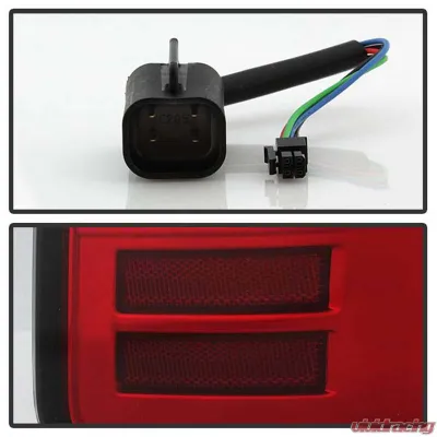 Spyder Auto LED Tail Lights Red Clear for Ram 1500 | 2500 | 3500 2013-2014 - ALT-YD-DRAM13V2-LED-RC