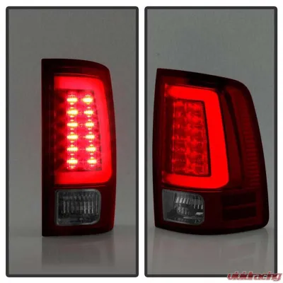 Spyder Auto LED Tail Lights Red Clear for Ram 1500 | 2500 | 3500 2013-2014 - ALT-YD-DRAM13V2-LED-RC