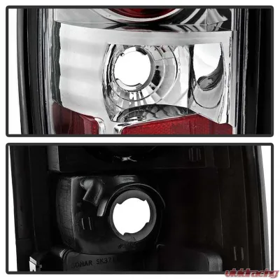 Spyder Auto Altezza Chrome Tail Lights for Dodge Ram 1500 2500 3500 1994-2001 - ALT-YD-DRAM94-C