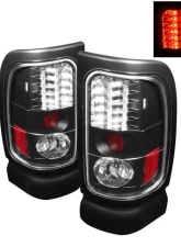 Spyder Auto LED Black Tail Lights for Dodge Ram 1500 2500 3500 1994-2001                                     - ALT-YD-DRAM94-LED-BK - Image 9