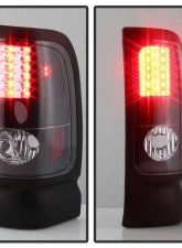 Spyder Auto LED Black Tail Lights for Dodge Ram 1500 2500 3500 1994-2001                                     - ALT-YD-DRAM94-LED-BK - Image 8