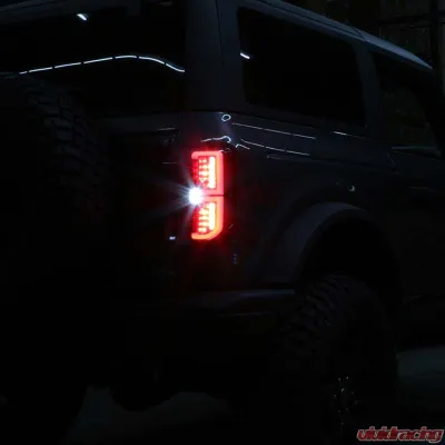 Spyder Auto Black Factory LED Tail Lights for Ford Bronco 2021-2023, Model ALT-YD-FB21-LED-BK - ALT-YD-FB21-LED-BK