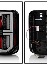 Spyder Auto Black Factory LED Tail Lights for Ford Bronco 2021-2023, Model ALT-YD-FB21-LED-BK                                     - ALT-YD-FB21-LED-BK - Image 2