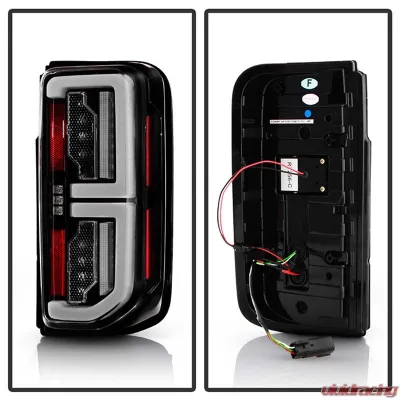 Spyder Auto Black Factory LED Tail Lights for Ford Bronco 2021-2023, Model ALT-YD-FB21-LED-BK - ALT-YD-FB21-LED-BK