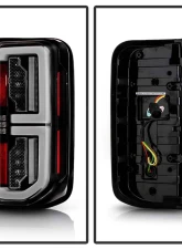 Spyder Auto Black LED Taillights for 2021-2023 Ford Bronco, Factory Style                                     - ALT-YD-FB21LED-LED-BK - Image 2