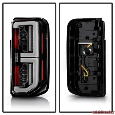 Spyder Auto Black LED Taillights for 2021-2023 Ford Bronco, Factory Style - ALT-YD-FB21LED-LED-BK