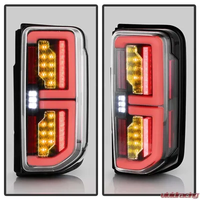 Spyder Auto Black LED Taillights for 2021-2023 Ford Bronco, Factory Style - ALT-YD-FB21LED-LED-BK