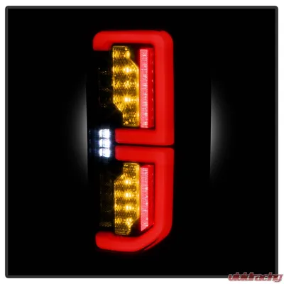 Spyder Auto Black LED Taillights for 2021-2023 Ford Bronco, Factory Style - ALT-YD-FB21LED-LED-BK