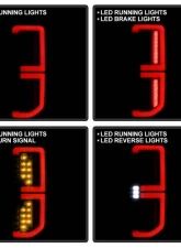 Spyder Auto Black LED Taillights for 2021-2023 Ford Bronco, Factory Style                                     - ALT-YD-FB21LED-LED-BK - Image 8
