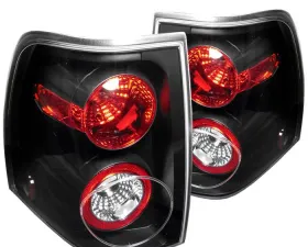 Spyder Auto Altezza Black Tail Lights for Ford Expedition 2003-2006, Custom Fit