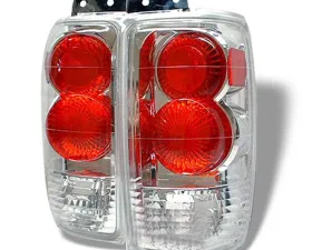 Spyder Auto Altezza Chrome Tail Lights for Ford Expedition 1997-2002, LED Design