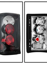 Spyder Auto Black Euro Style Taillights for Ford Econoline Van 1995-2006                                     - ALT-YD-FEC00-BK - Image 2