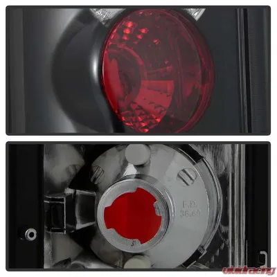 Spyder Auto Black Euro Style Taillights for Ford Econoline Van 1995-2006 - ALT-YD-FEC00-BK