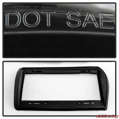 Spyder Auto Black Euro Style Taillights for Ford Econoline Van 1995-2006 - ALT-YD-FEC00-BK