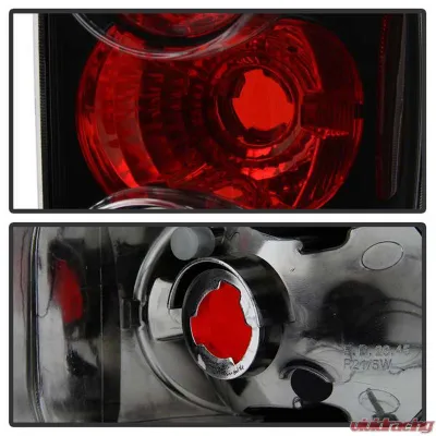 Spyder Auto Altezza Black Tail Lights for Ford Explorer 1995-1997, LED, Durable Design - ALT-YD-FEXP95-BK