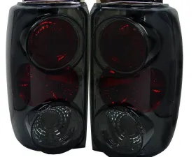 Spyder Auto Smoke Euro Style Taillights for Ford Explorer 1995-1997, Pair