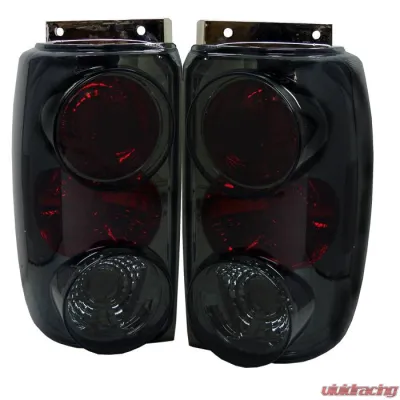 Spyder Auto Smoke Euro Style Taillights for Ford Explorer 1995-1997, Pair - ALT-YD-FEXP95-SM