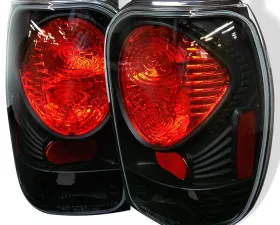 Spyder Auto Altezza Black Tail Lights for Ford Explorer 1998-2001 Except 01 Sport & Sport Trac
