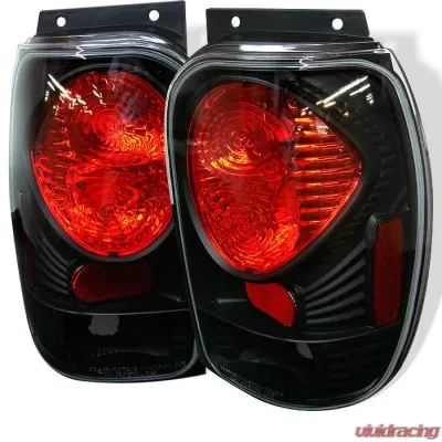 Spyder Auto Altezza Black Tail Lights for Ford Explorer 1998-2001 Except 01 Sport & Sport Trac - ALT-YD-FEXP98-BK