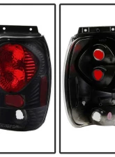 Spyder Auto Altezza Black Tail Lights for Ford Explorer 1998-2001 Except 01 Sport & Sport Trac                                     - ALT-YD-FEXP98-BK - Image 2