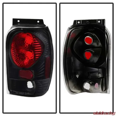 Spyder Auto Altezza Black Tail Lights for Ford Explorer 1998-2001 Except 01 Sport & Sport Trac - ALT-YD-FEXP98-BK