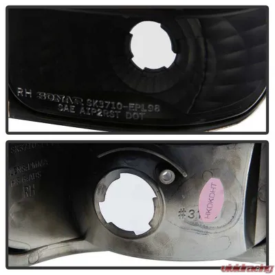 Spyder Auto Altezza Black Tail Lights for Ford Explorer 1998-2001 Except 01 Sport & Sport Trac - ALT-YD-FEXP98-BK