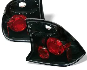 Spyder Auto Altezza Black Tail Lights for Ford Focus 4-Door 2000-2004