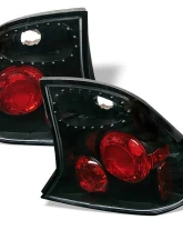 Spyder Auto Altezza Black Tail Lights for Ford Focus 4-Door 2000-2004                                     - ALT-YD-FF00-4D-BK - Image 6