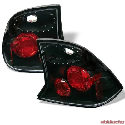 Spyder Auto Altezza Black Tail Lights for Ford Focus 4-Door 2000-2004 - ALT-YD-FF00-4D-BK