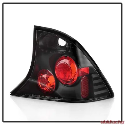 Spyder Auto Altezza Black Tail Lights for Ford Focus 4-Door 2000-2004 - ALT-YD-FF00-4D-BK