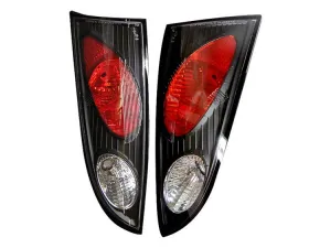 Spyder Auto Altezza Black Tail Lights for Ford Focus 3-Door 2000-2004