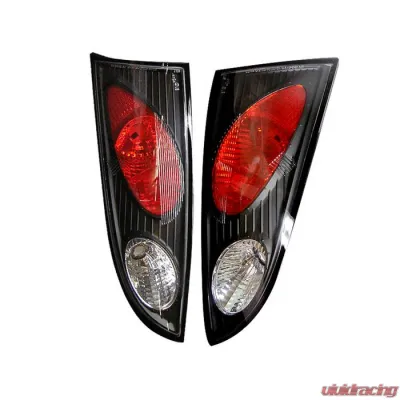 Spyder Auto Altezza Black Tail Lights for Ford Focus 3-Door 2000-2004 - ALT-YD-FF00-5D-BK