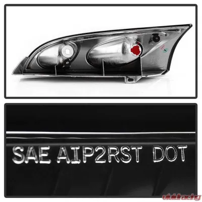 Spyder Auto Altezza Black Tail Lights for Ford Focus 3-Door 2000-2004 - ALT-YD-FF00-5D-BK