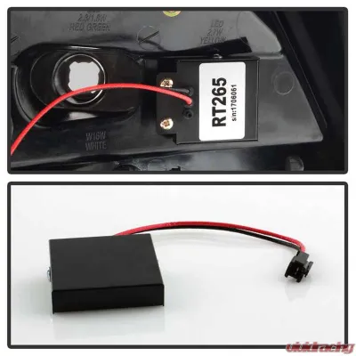 Spyder Auto LED Tail Lights Black Smoke for 2012-2014 Ford Focus 5Dr - ALT-YD-FF12-LED-BSM