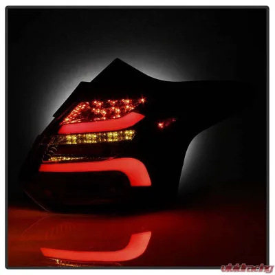 Spyder Auto LED Tail Lights Black Smoke for 2012-2014 Ford Focus 5Dr - ALT-YD-FF12-LED-BSM