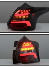 Spyder Auto LED Tail Lights Black Smoke for 2012-2014 Ford Focus 5Dr                                     - ALT-YD-FF12-LED-BSM - Image 8