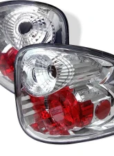 Spyder Auto Altezza Chrome Tail Lights for 2001-2003 Ford F-150 Flareside                                     - ALT-YD-FF15001FS-C - Image 2